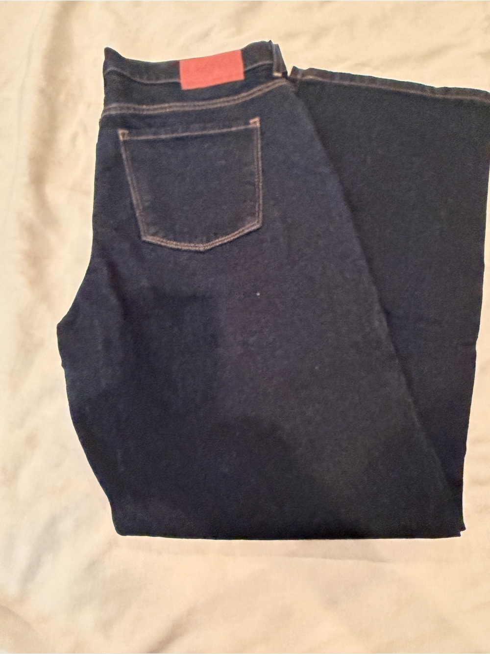 Men's Straight Dark Blue Jeans